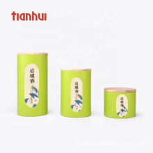 Custom printed label round cylinder packaging box paper tube